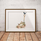 Blackbird and Robins Wall Art Print - Countryman John