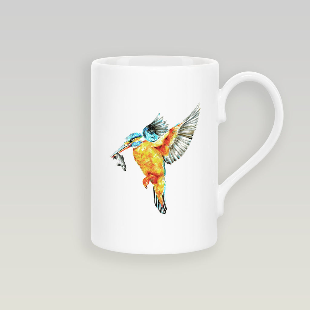 Kingfisher in Flight Slim Mug - Countryman John