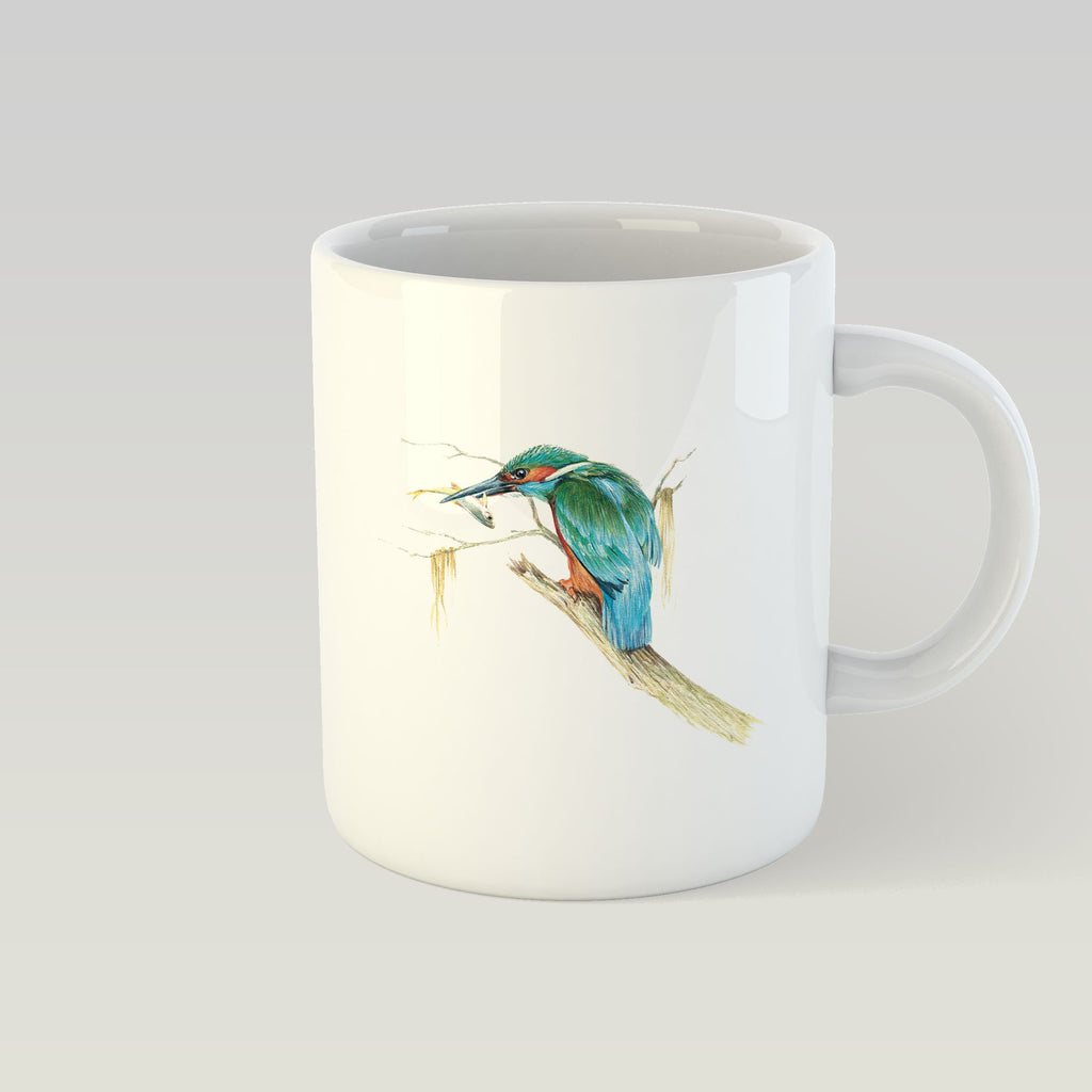 Kingfisher with Catch Mug - Countryman John