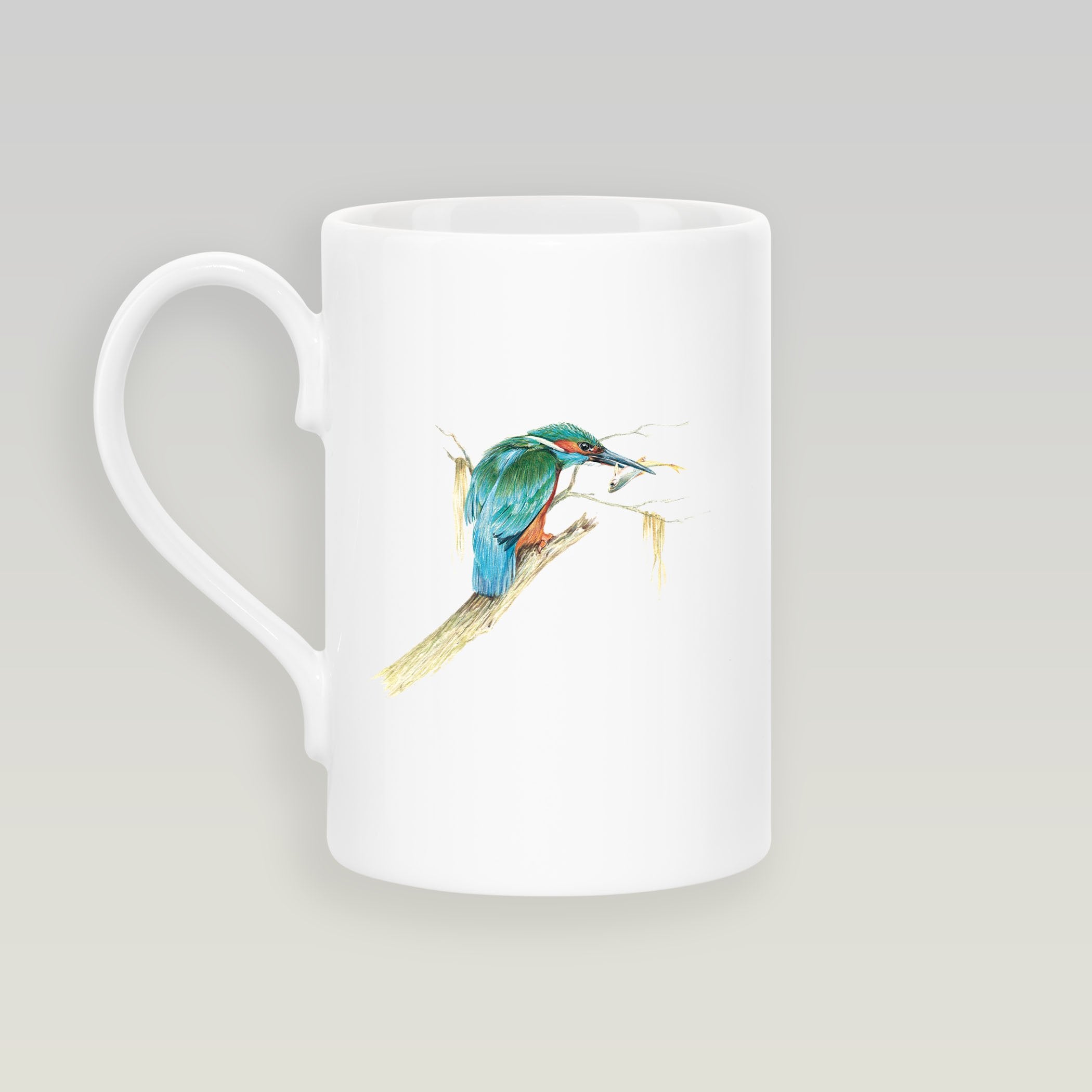 Kingfisher with Catch Slim Mug - Countryman John