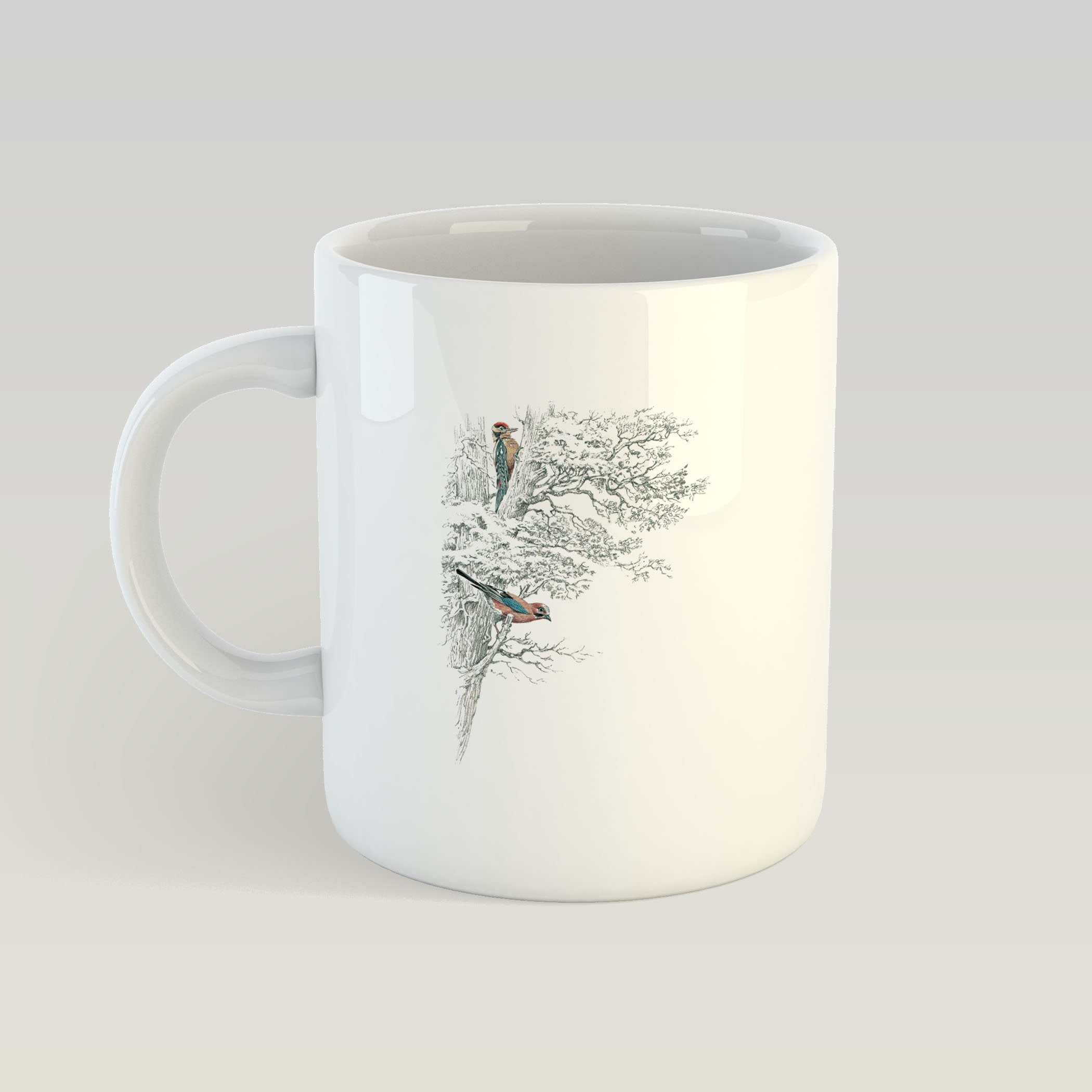 Wood Pecker in Tree Mug - Countryman John