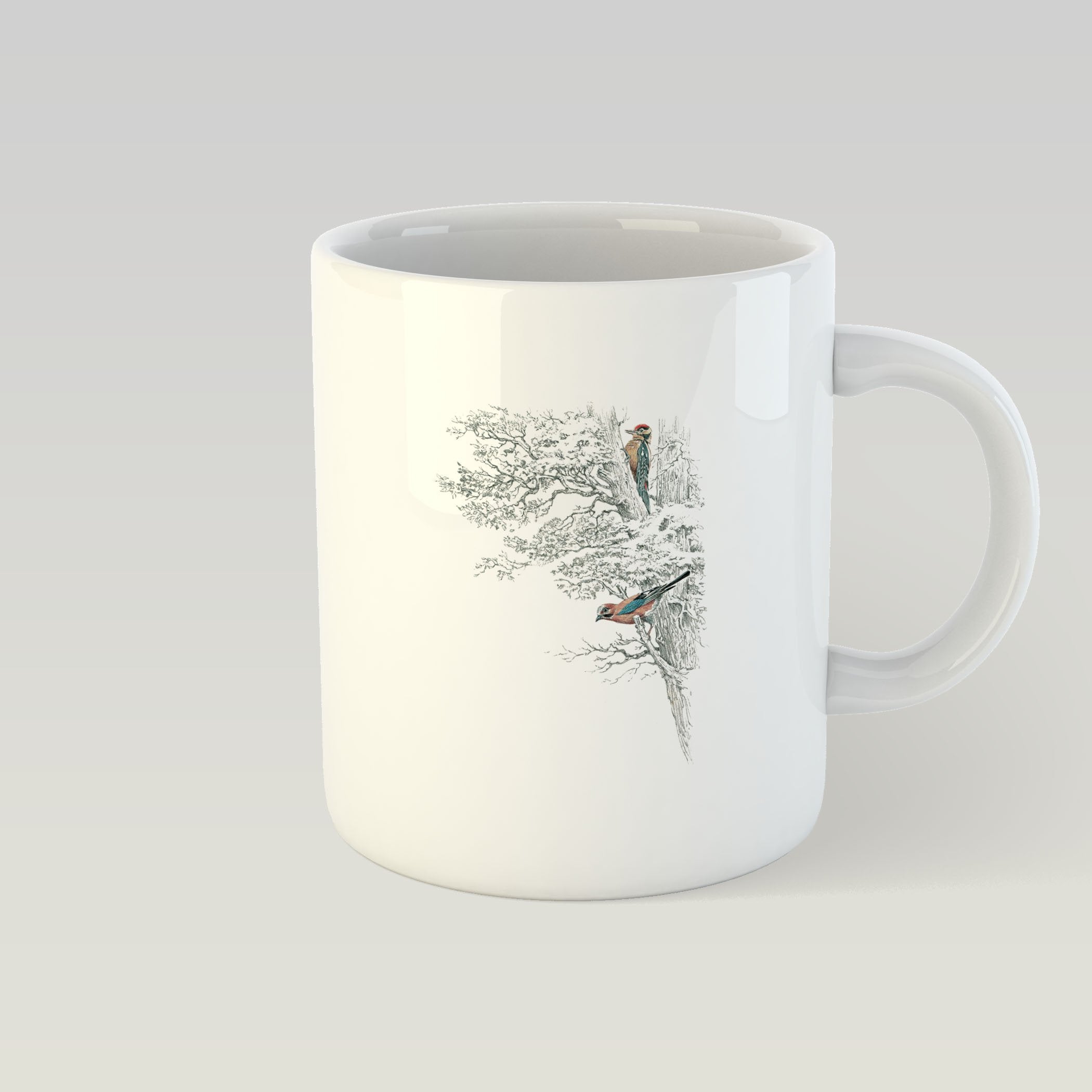 Wood Pecker in Tree Mug - Countryman John