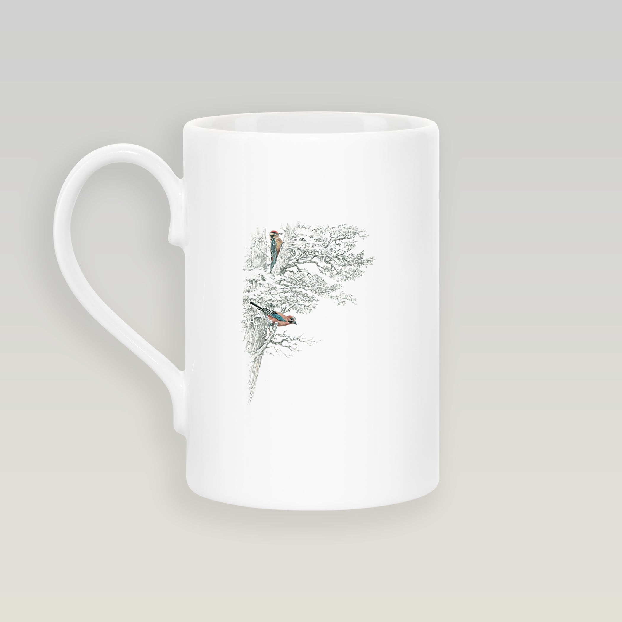 Wood Pecker in Tree Slim Mug - Countryman John