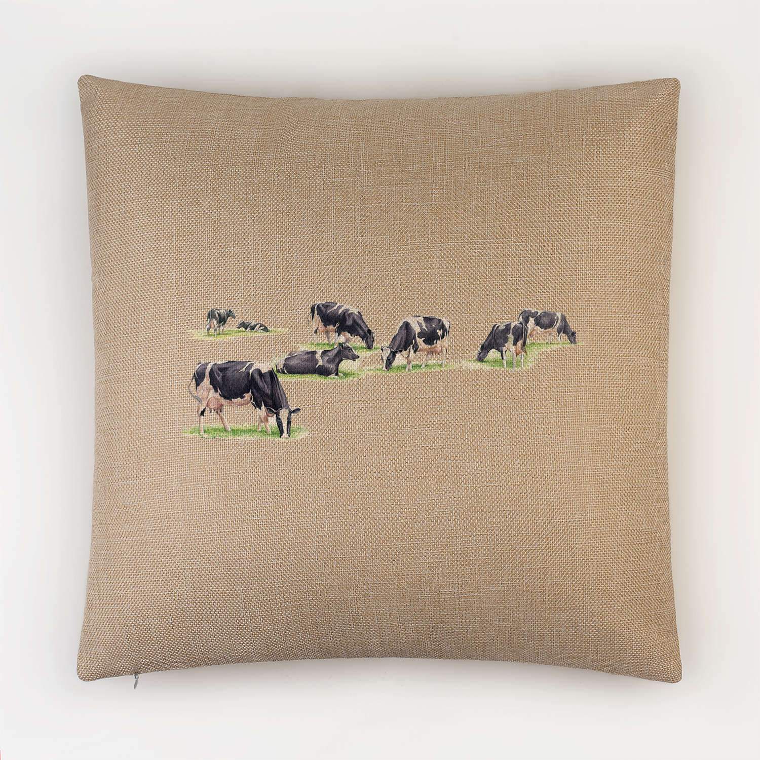 Multiple Grazing Cows Cushion - Countryman John