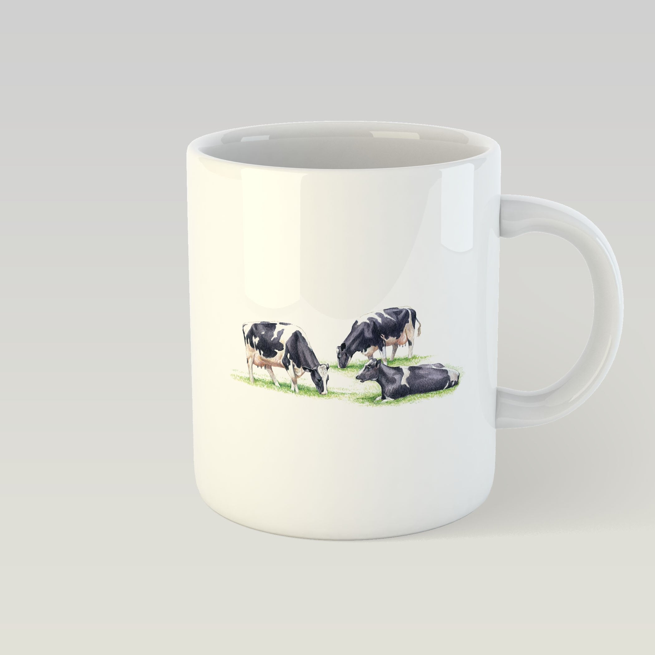 Three Fresian Cows Mug - Countryman John