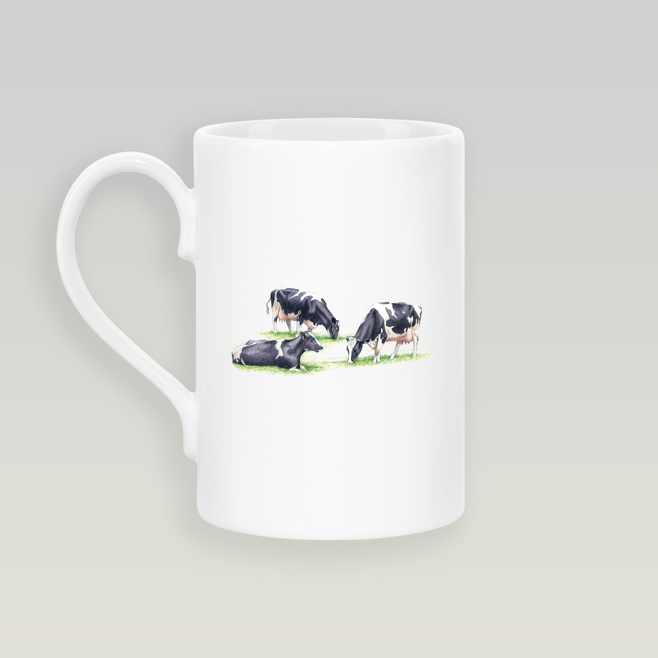 Three Fresian Cows Slim Mug - Countryman John