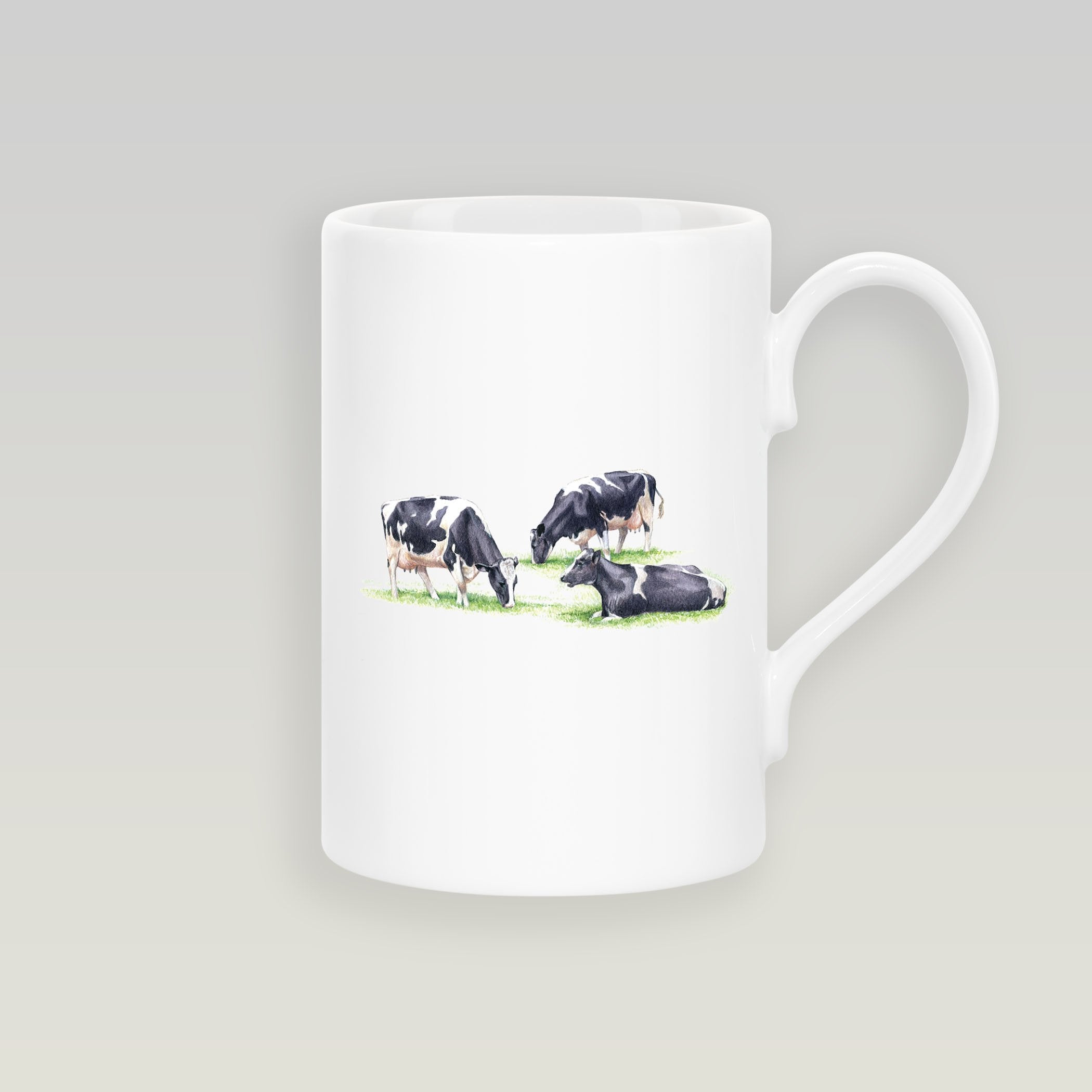 Three Fresian Cows Slim Mug - Countryman John