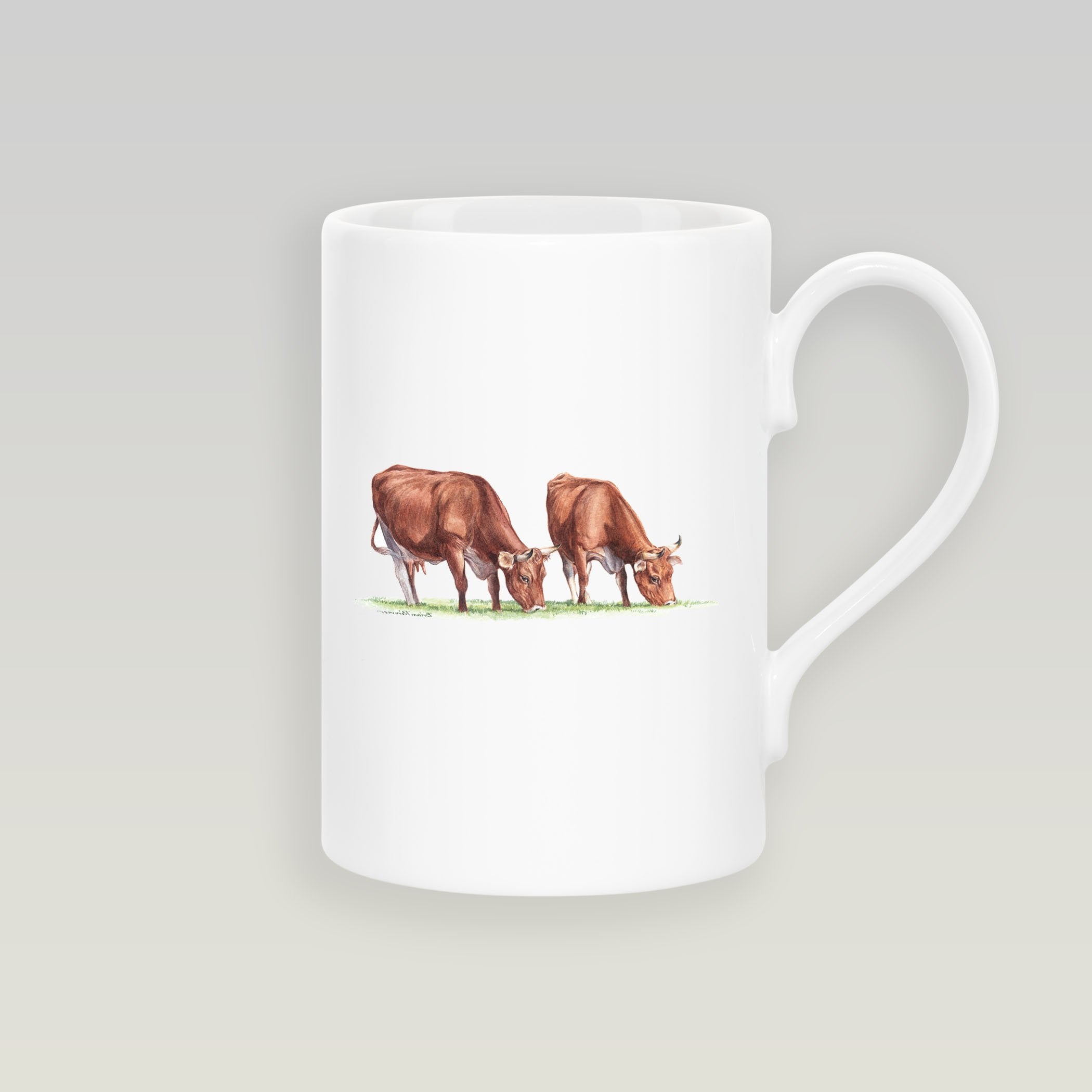 Cows Feeding Slim Mug - Countryman John