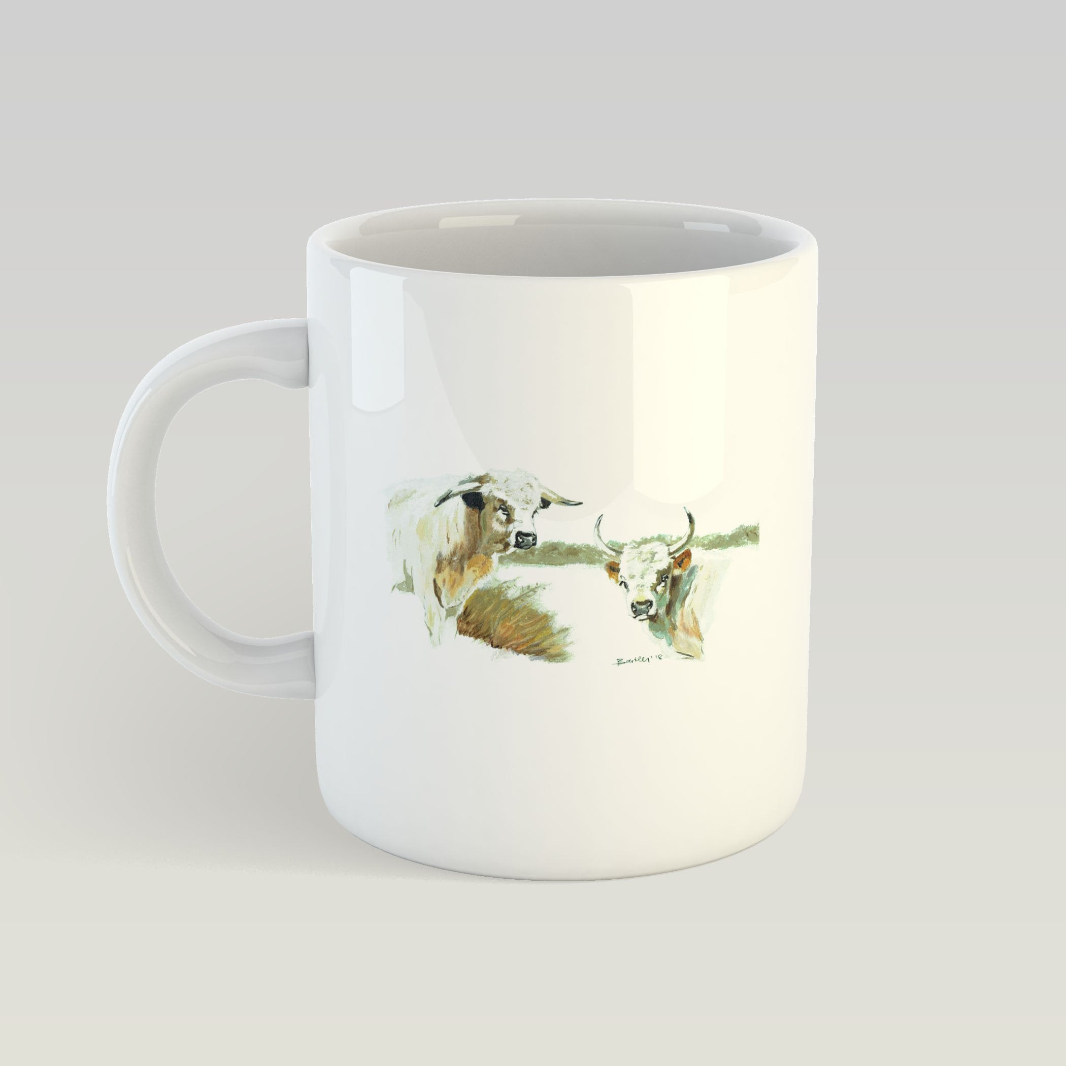 White Bulls Mug - Countryman John