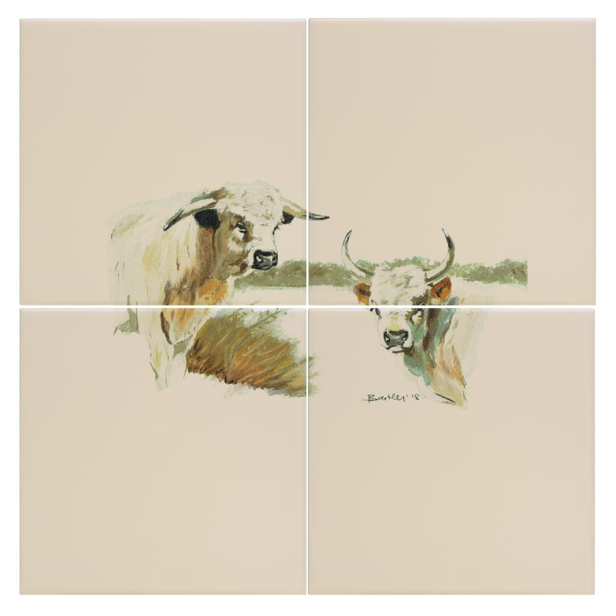 White Bulls Tile - Countryman John