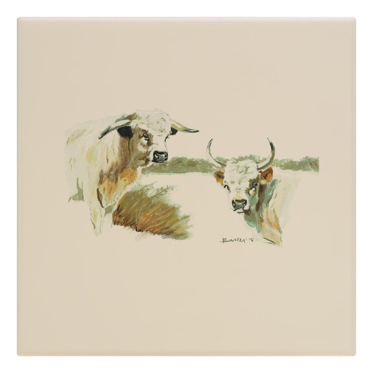 White Bulls Tile - Countryman John