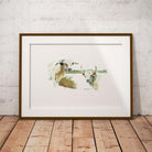 White Bulls Wall Art Print - Countryman John