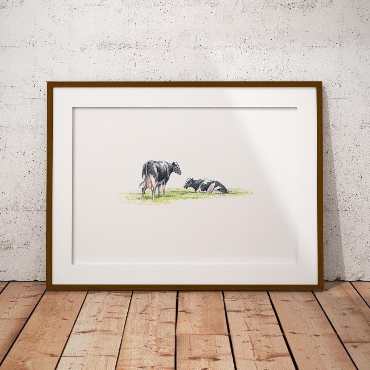 Cows Wall Art Print - Countryman John