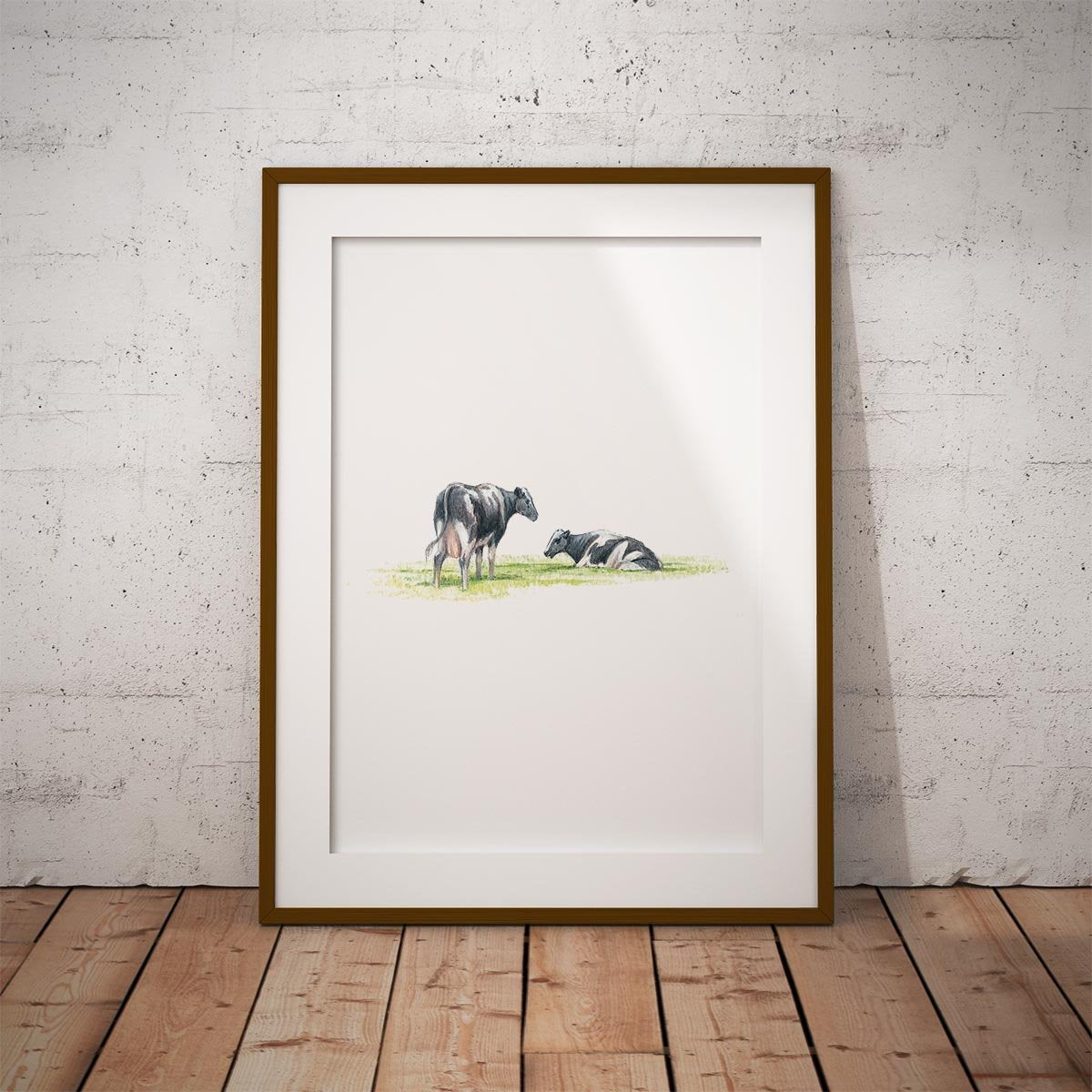 Cows Wall Art Print - Countryman John