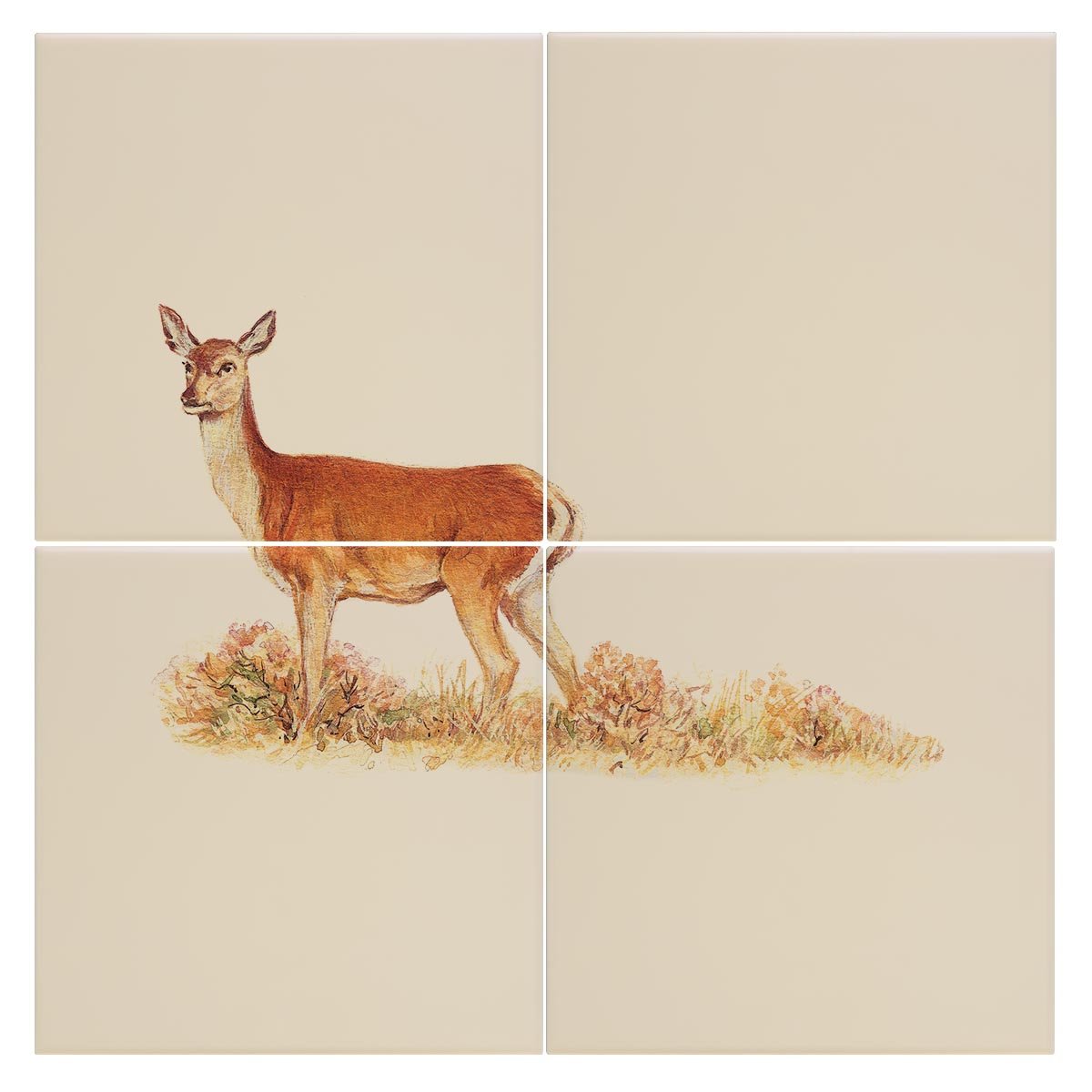 Red Calf Doe Tile - Countryman John