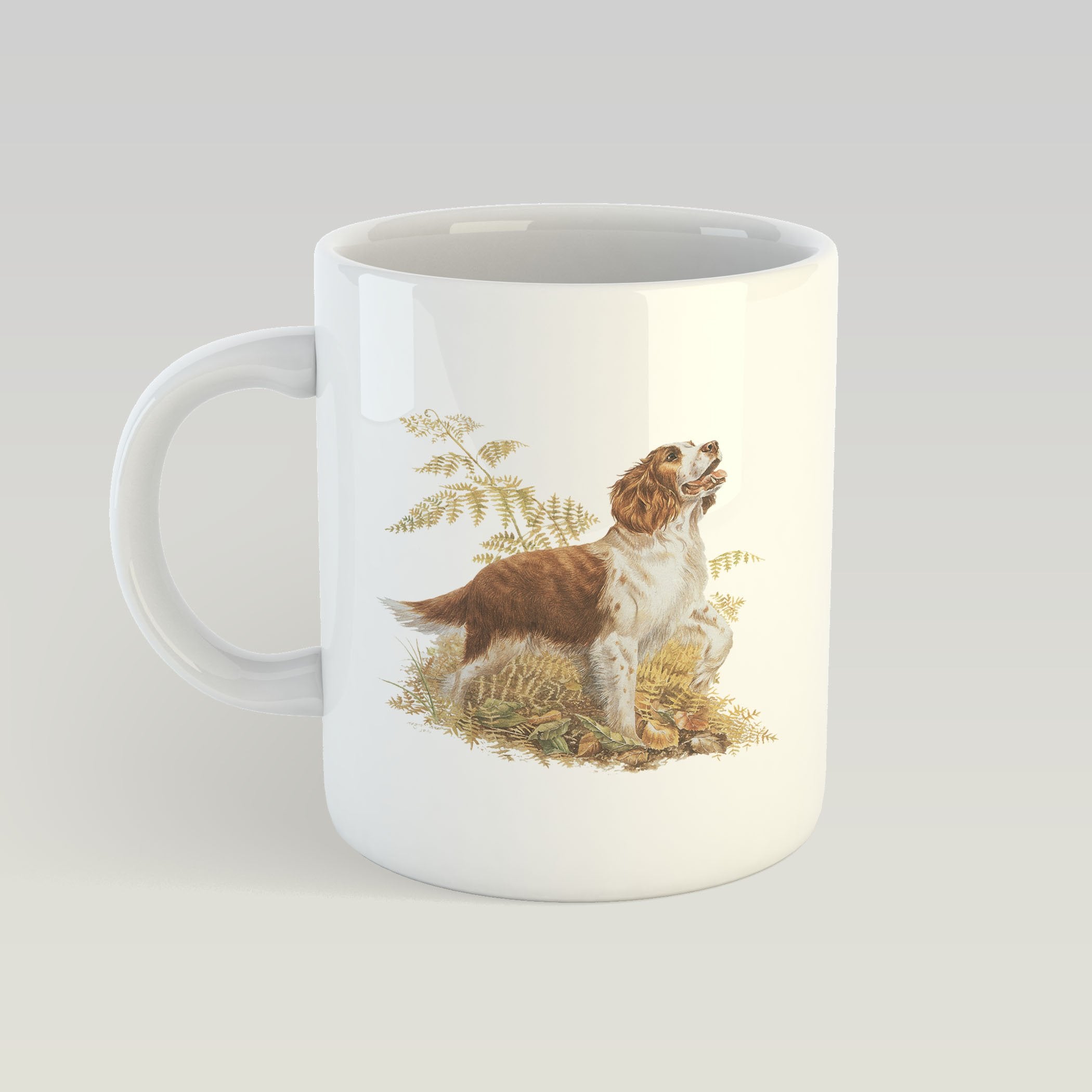 Brown and White Springer Spaniel Mug - Countryman John