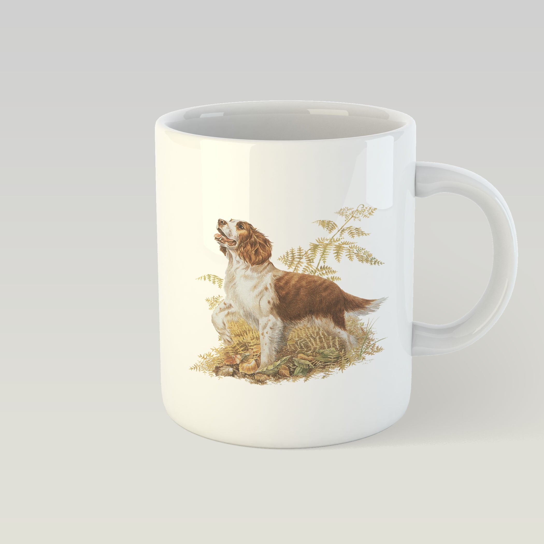 Brown and White Springer Spaniel Mug - Countryman John