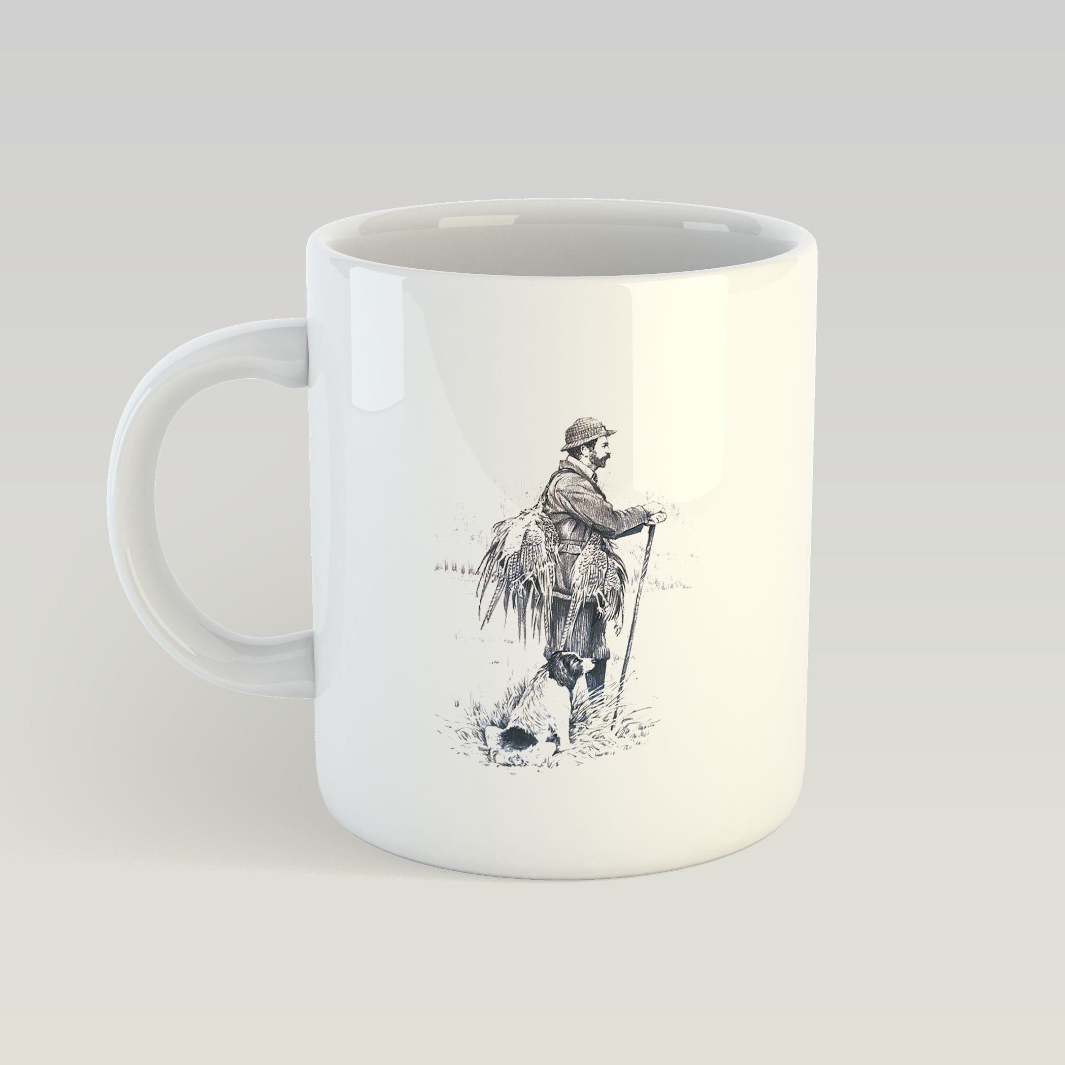 Gamekeeper and Springer Spaniel Mug - Countryman John