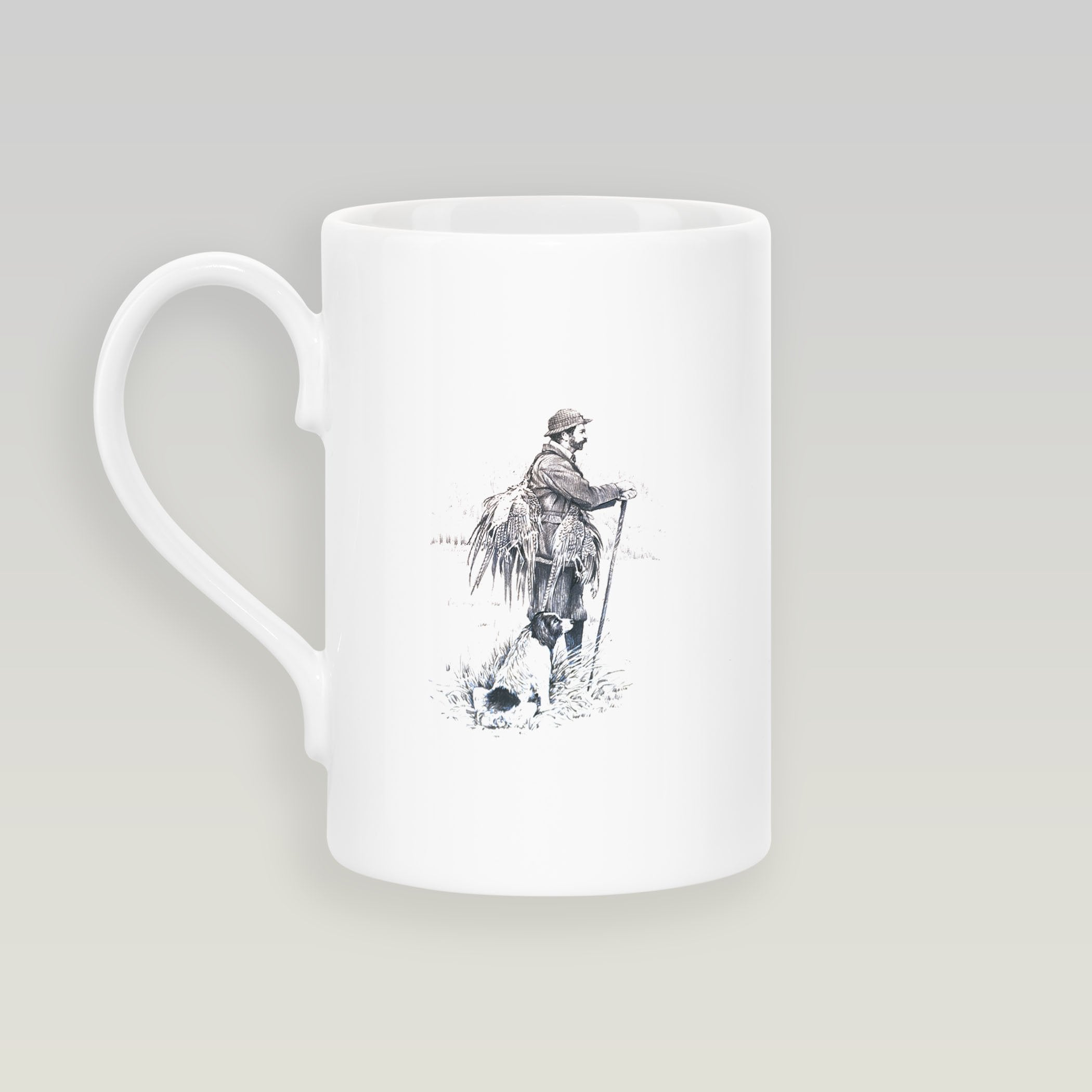 Gamekeeper and Springer Spaniel Slim Mug - Countryman John