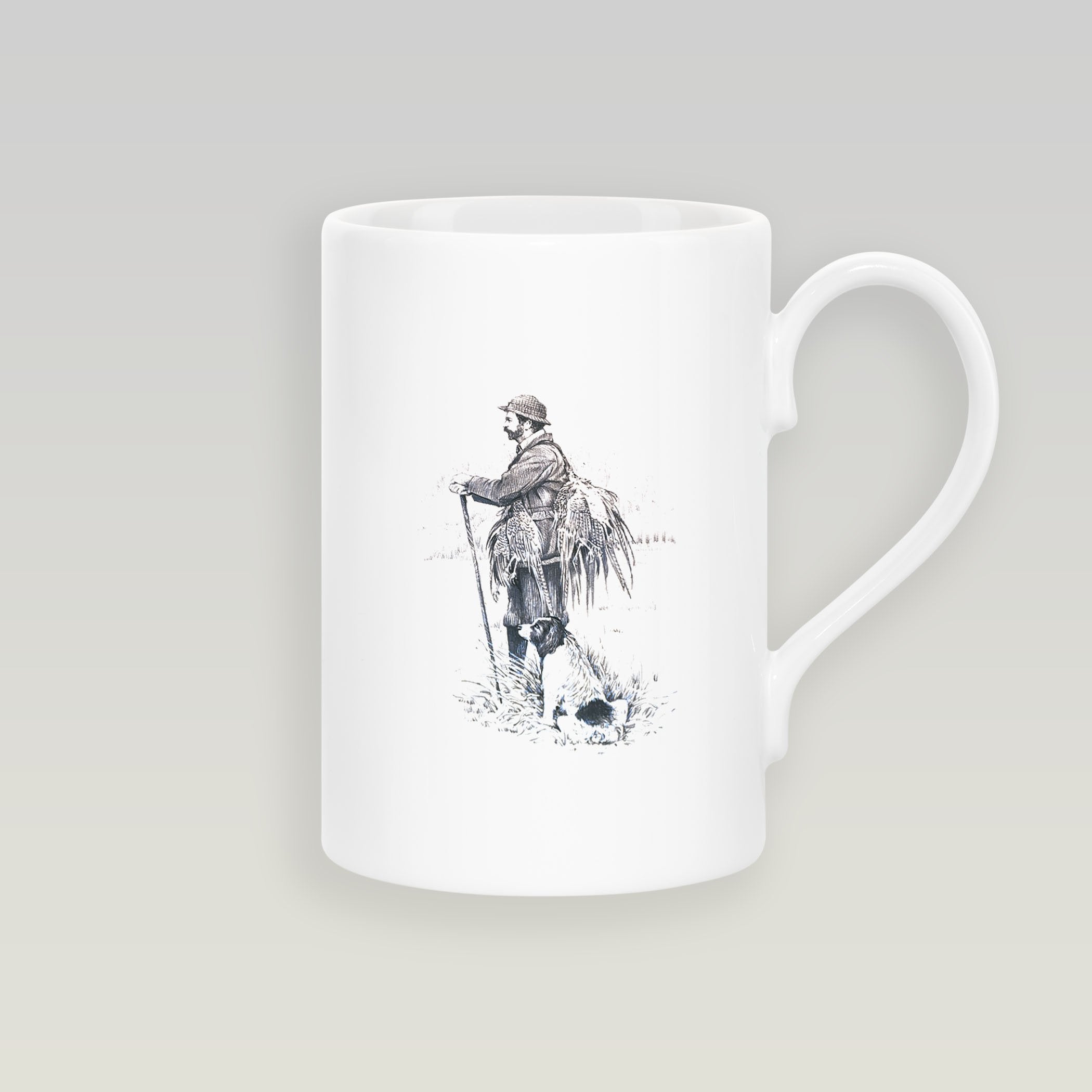 Gamekeeper and Springer Spaniel Slim Mug - Countryman John