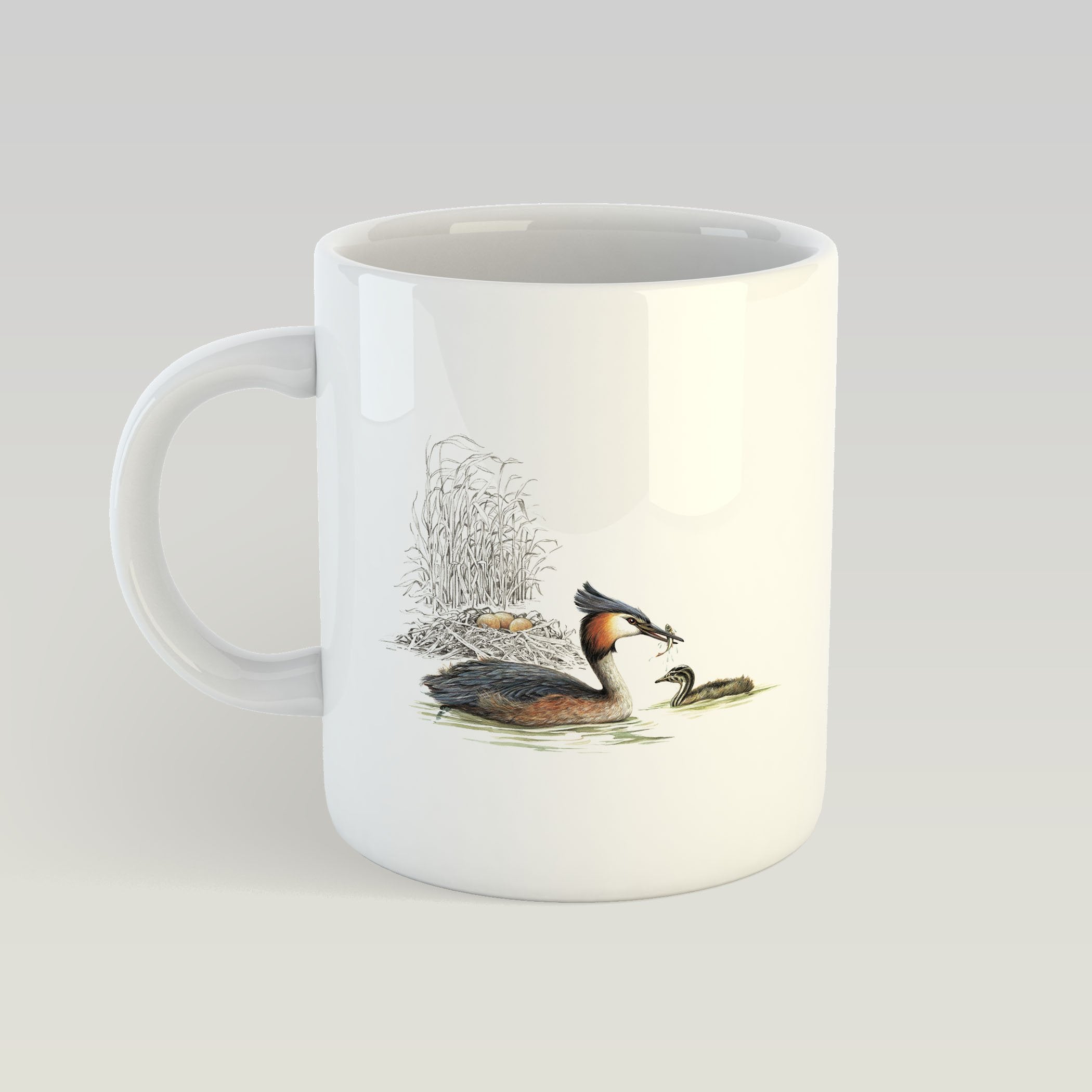 Grebe and Nest Mug - Countryman John