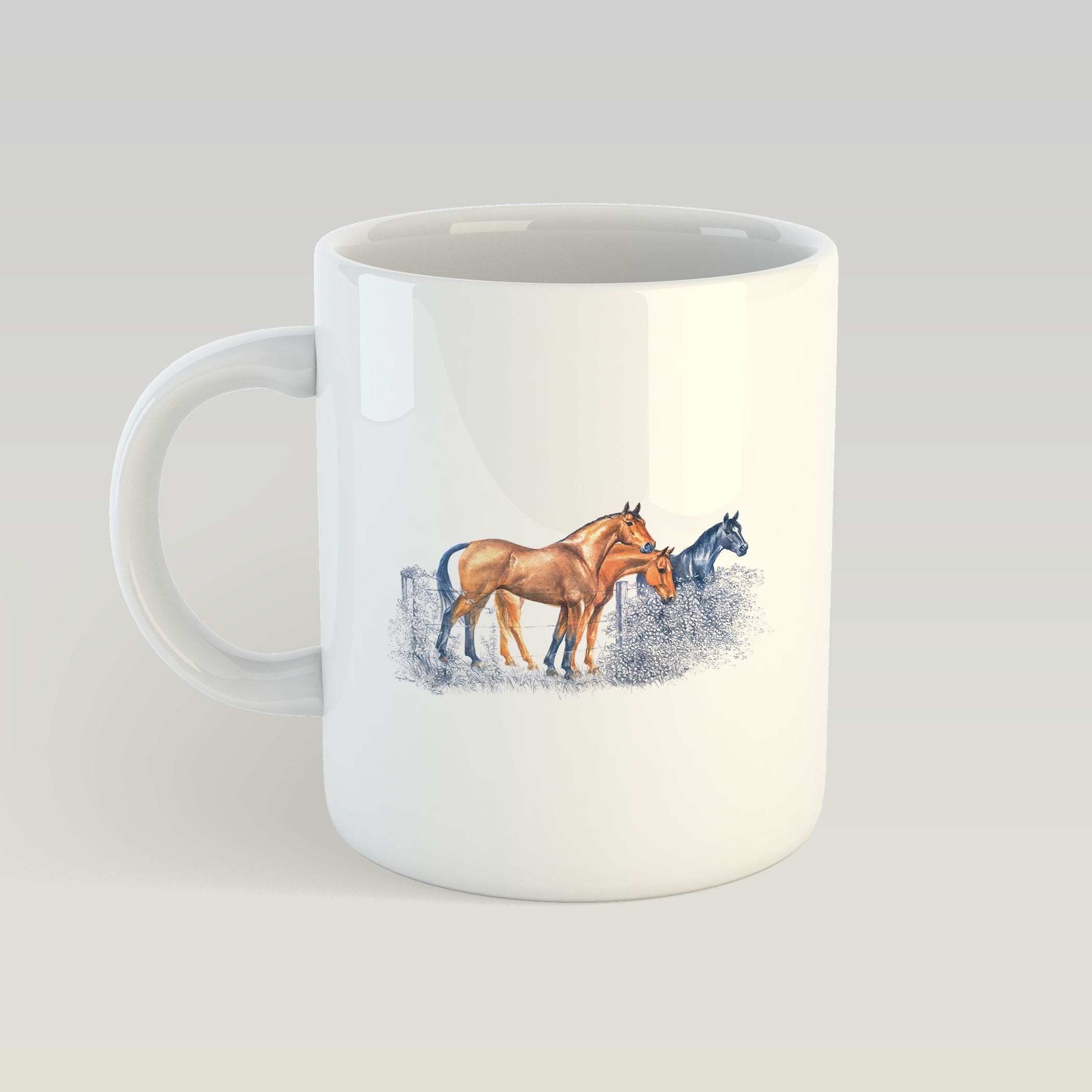 Horses Mug - Countryman John