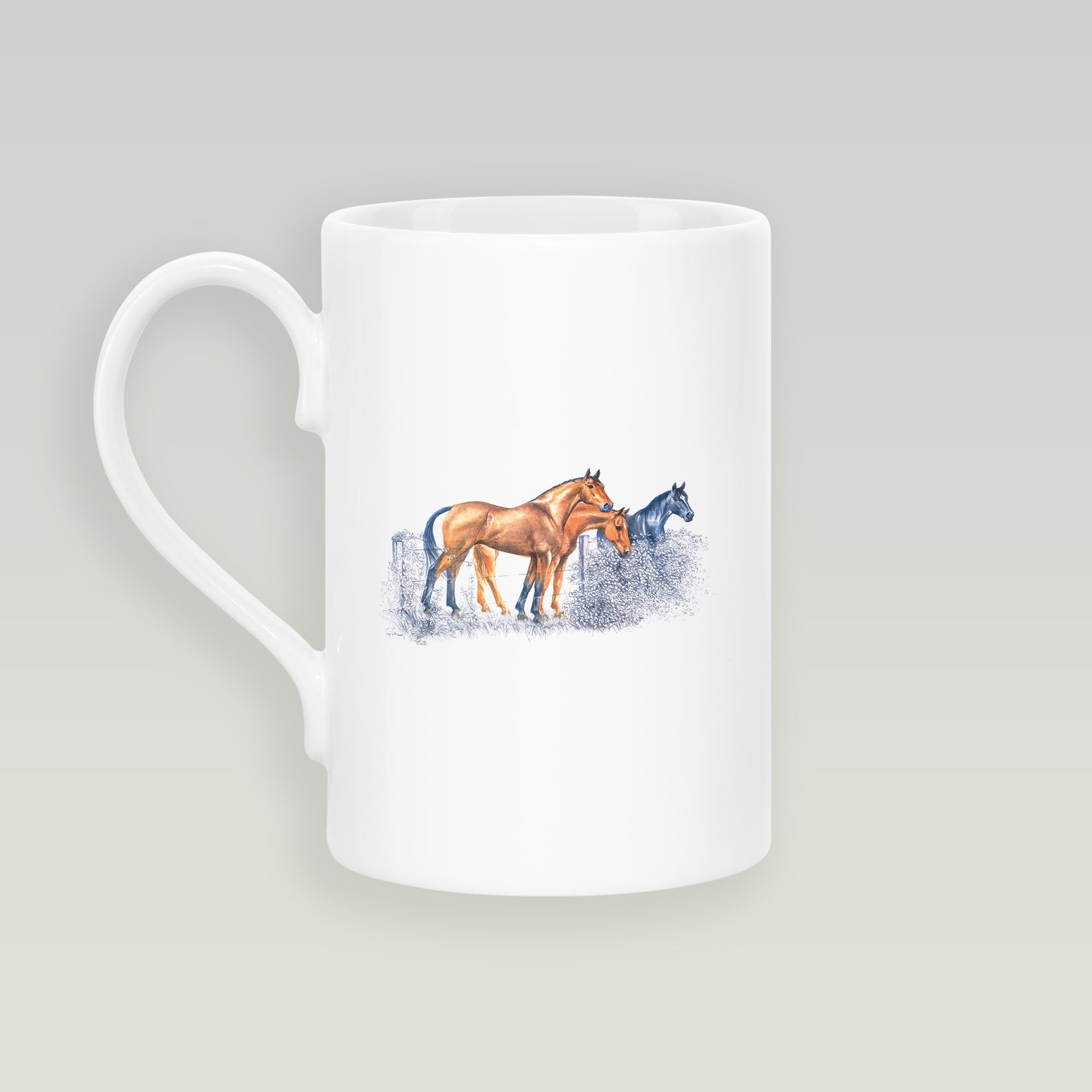 Horses Slim Mug - Countryman John